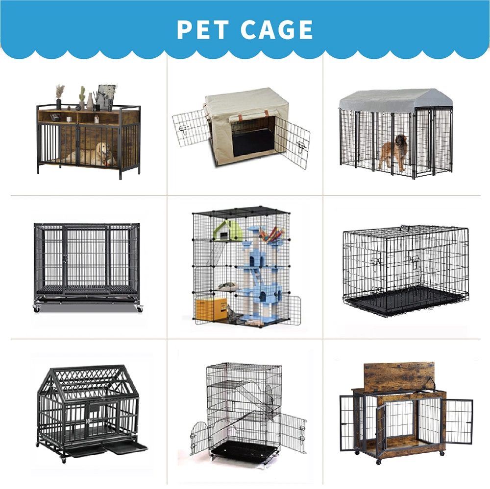 High Quality Portable 3-Door Travel Dog Crate for Indoor &amp; Outdoor