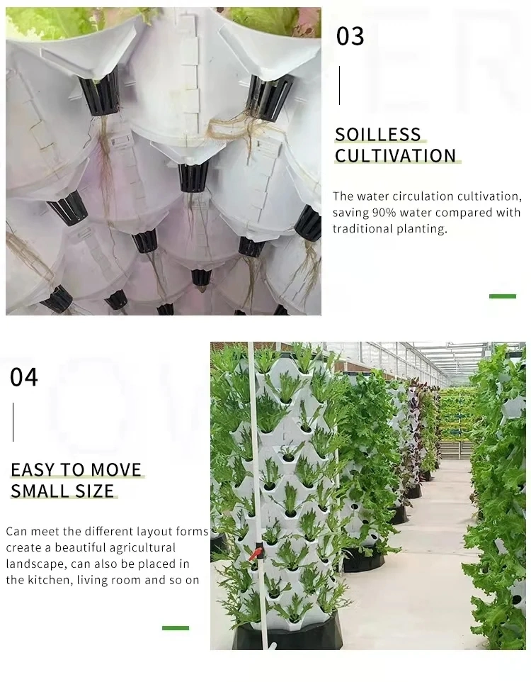 Farming Family Use Mini Indoor Hydroponic Aeroponic Growing Tower System