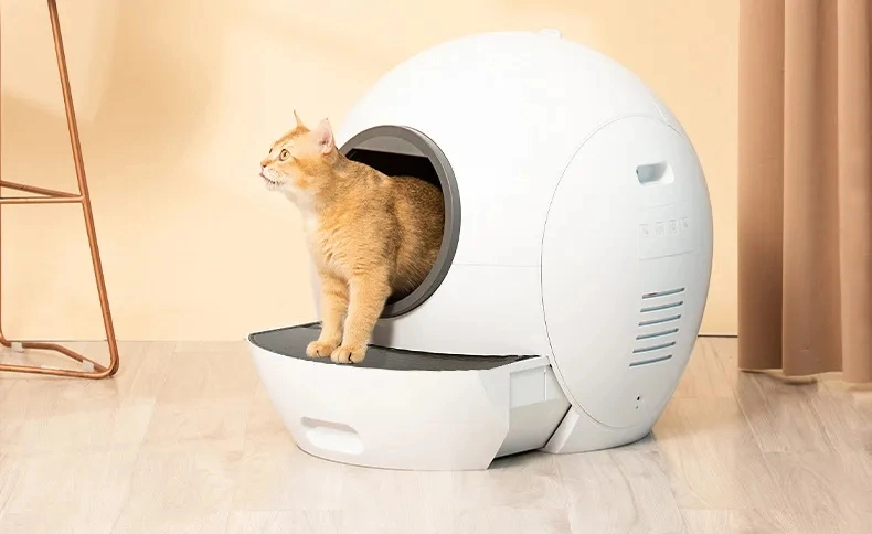 Smart APP WiFi Remote Control Self Cleaning Cat Litter Tray Health Monitoring Automatic Cat Litter Box UV Sterilization Intelligent Cat Toilet