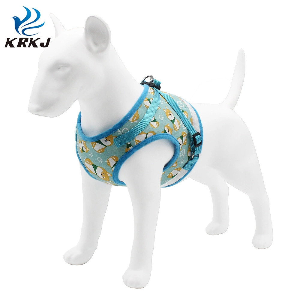 Tc1225 Safety Reflective Printed Harness Pet Leash for Dogs