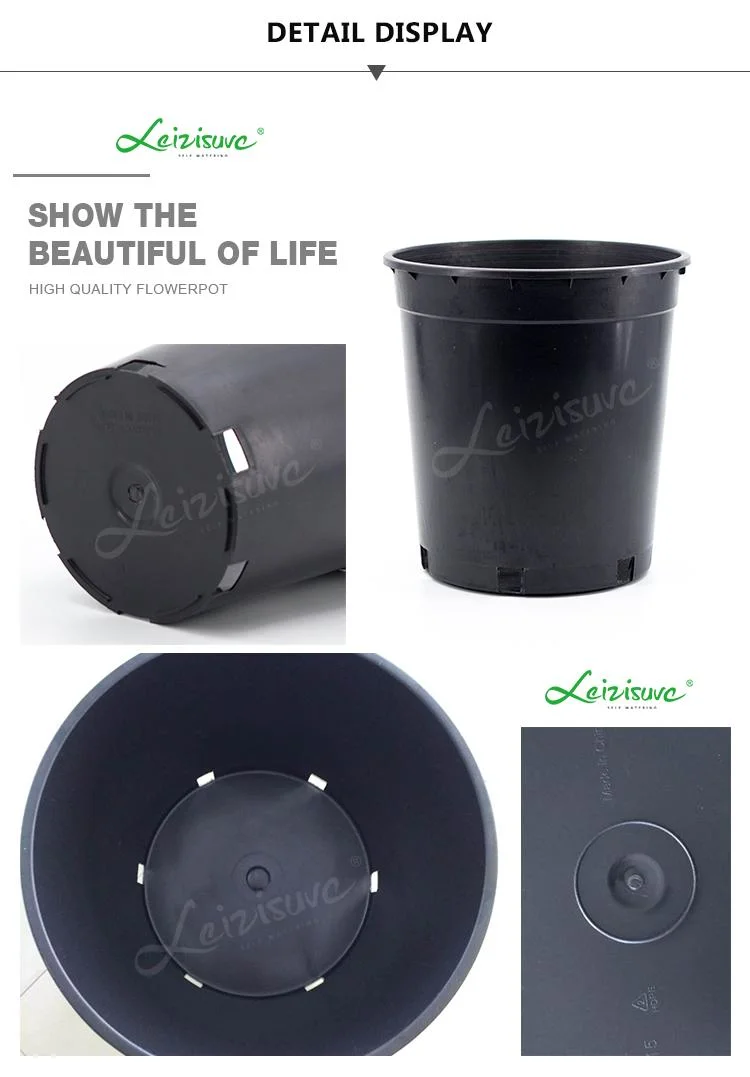 Low Price Promotion Durable 1 Gallon Wholesale Black Seedling Nursery Pots Plastic Outdoor Garden Plant Flower Planter