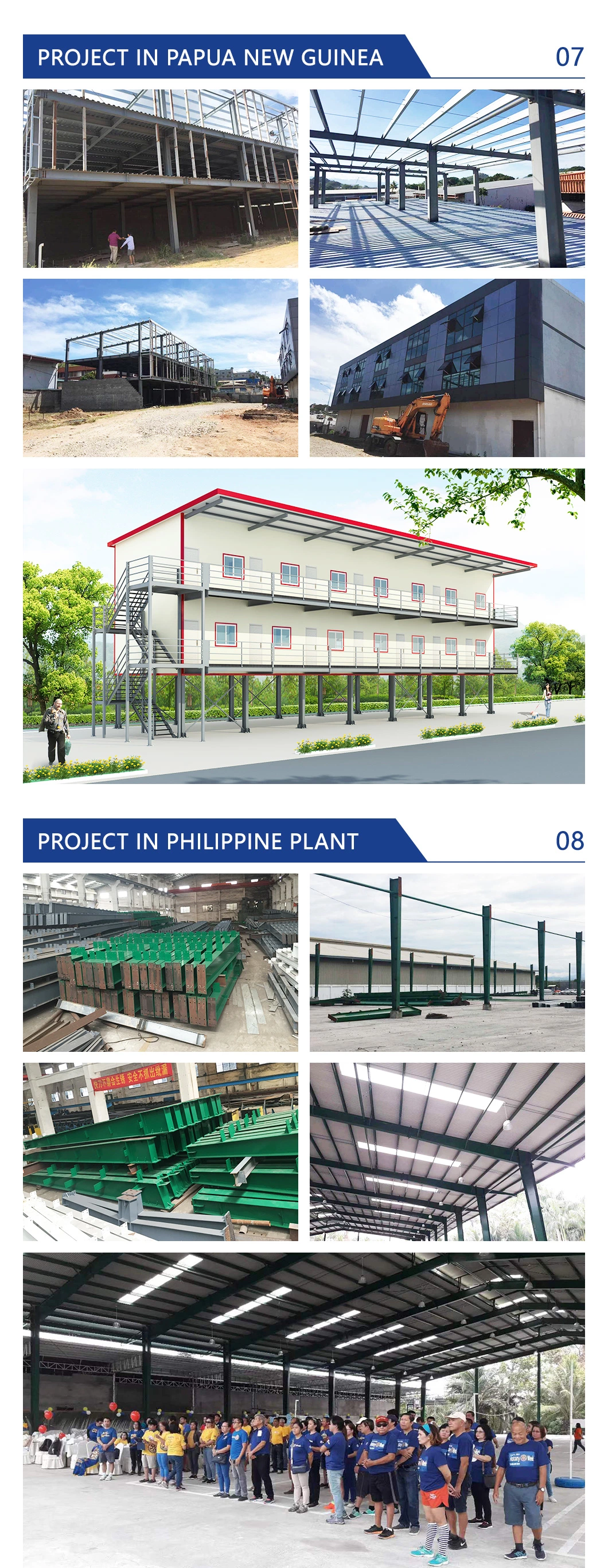 Custom Prefabricated Engineered Metal Structural Steel Construction Prefab Warehouse/ Workshop/ Factory Storage Building/Blueberry Garden