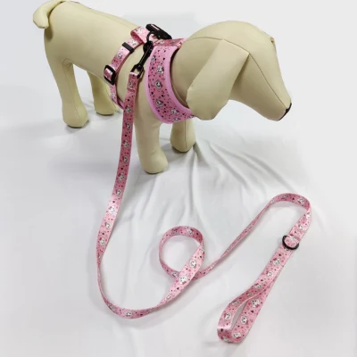 Perro transpirable cuerpo Chaleco Arnés Cinturón de seguridad de entrenamiento de mascotas Correa mochila para pequeñas, medianas, grandes perros y gatos
