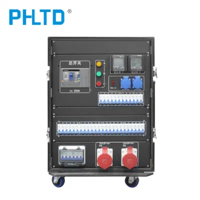  Cajas de distribución de energía eléctrica portátiles Big Power para eventos al aire libre Caja de distribución Equipo Caja de Control de Potencia de Luz