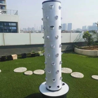  Torre hidropónica vertical sistema de Jardinería Torres Jardín con luces