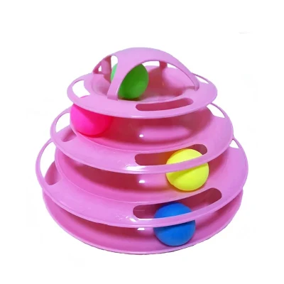 Divertido Turntable Crazy Ball Disk Interactive Cat Toys for Pet Productos