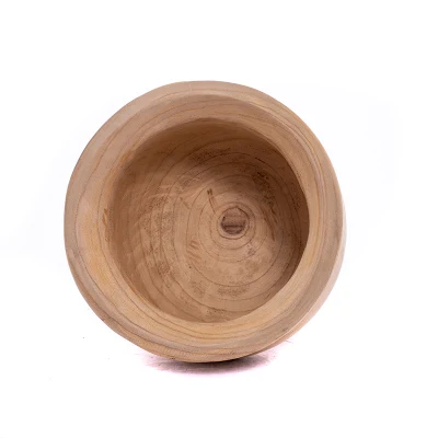 Maceta de madera de la sembradora de la Ronda interior adecuado para el patio jardín al aire libre