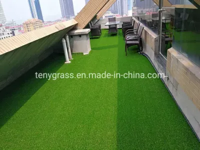 10mm Water-Resistant Pet Alfombra de Césped Artificial Césped Sintético el críquet