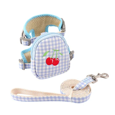  Perro Gato como mascota de color verde exterior de la correa del arnés mochila para perro pequeño Teddy