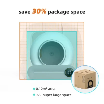Autolimpiable inteligente automática de basura de gato Caja automática