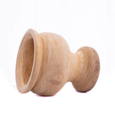 Maceta de madera de la sembradora de la Ronda interior adecuado para el patio jardín al aire libre