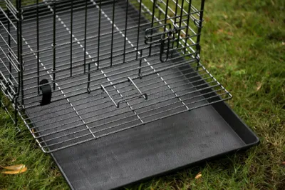 B50001 alambre Pet Cages Casa para Perros y Gatos plegable Portadores de Hierro jaula de animales Crate Boarding Kennels Collapsible lugares