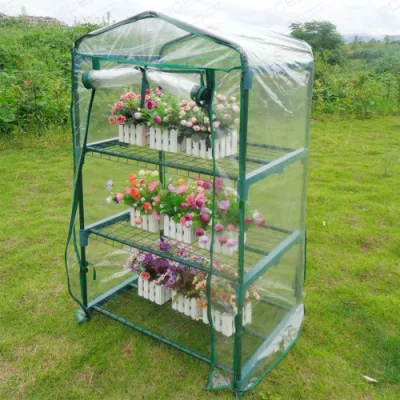  69X127cm Tier Greenhouse Mini Interior Decorativo creciente Rack