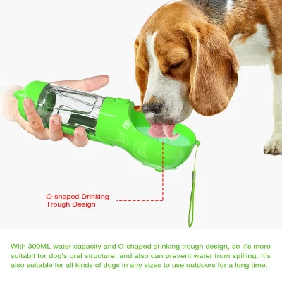  Vaso de agua de botella de agua de Perro pet food cuencos contenedores