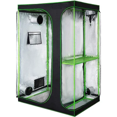 Fácil instalación Observación de ventana interior y bandeja de suelo Greenhouse