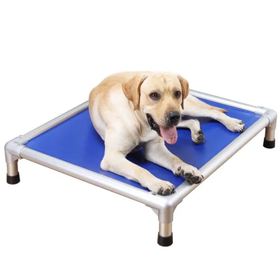  50 cama elevada para perros portátil exterior Gran Canopy elevado mascota Perros cama de malla