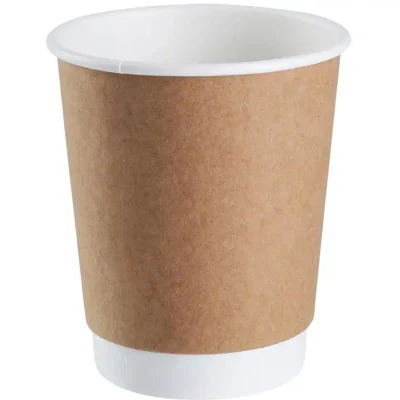  Abono biodegradable desechable Custom Kraft Paper Cup