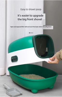  Caja automática de basura de gato Caja de basura de autolimpieza