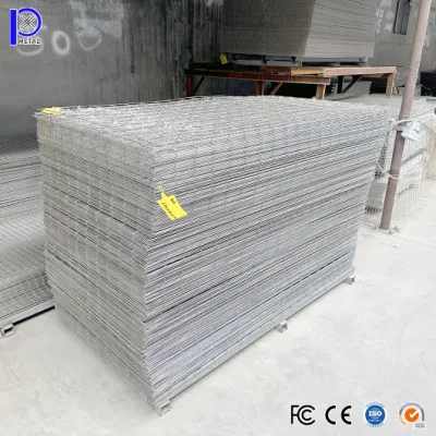  PEGXIAN 6 mm diámetro cable soldado Granja malla panel Esgrima China Factory 6X6 alambre soldado galvanizado malla jaula de perro usada Para cercado de malla 3D