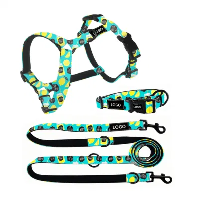 Collar de Perro personalizado al por mayor y Perro de sublimación de Alta calidad Leah Mazo de cables