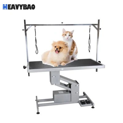  Heavybao plegable de acero inoxidable mascota canina Grooming table tabla de la belleza del brazo del pórtico para PET
