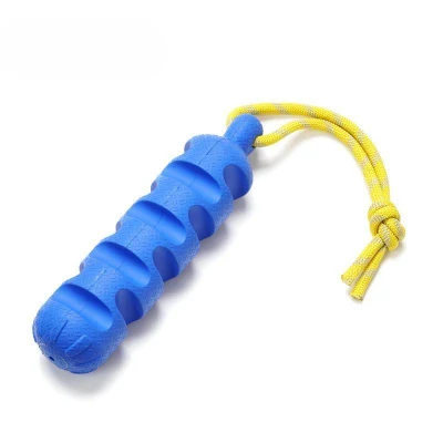  Heavy Duty Voovpet duradera de goma natural agresivo Chewers Indestructible Squeaky Cuerda Dog Chew Toy