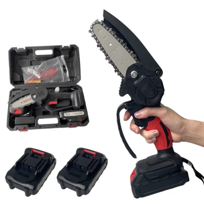  Homelite Mini Motosierra Inalámbrica Ligera de Mano con Batería Eléctrica para Podar con una Sola Mano para Mujeres.