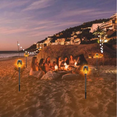 Antorchas Tiki decoración paisaje Flame Lights para Garden Pathway Yard-Auto encendido/apagado
