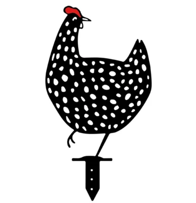  La Pascua Gallina Metal patio jardín decoración Arte Patio pollo apuestas césped ornamental