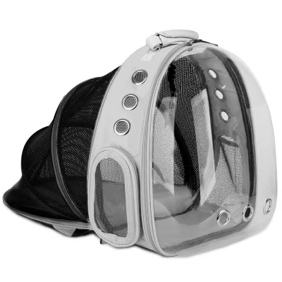  Mochila transportadora de gatos con cápsula espacial expandible para viajes al aire libre Wbb18618.