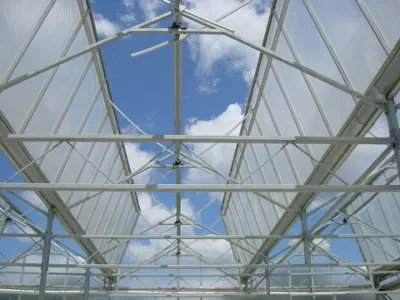 Mejor Venta de invernadero de vidrio Multi-Span con sistema de crecimiento hidroponico Tomato