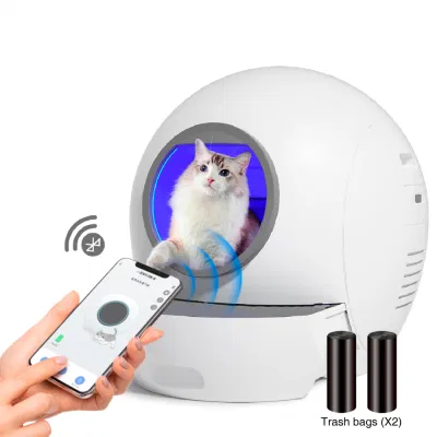 Autolimpiable eléctrico Caja automática de basura de gato para gatos