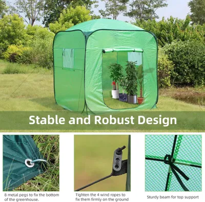 Pop-up planta impermeable invernadero para exteriores