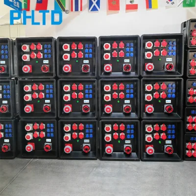 Phltd Nuevo estilo estanco etapa distribución de energía equipos de caja de distribución Control de potencia de la luz de la caja 380V 18 canales