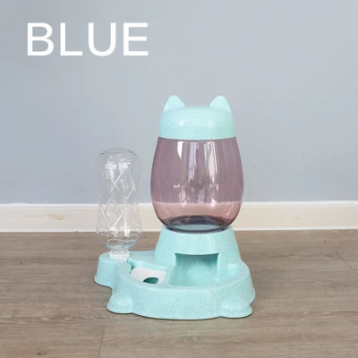 Juego de cuenco para comida y agua para perros PET Cat Doble independiente Dispensador de agua de alimentación automática
