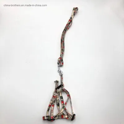 Los productos de perro, encantador lindo pecho de la moda de vuelta de la cuerda de tracción de la correa de Perro Collar gato mascota del mazo de cables correa