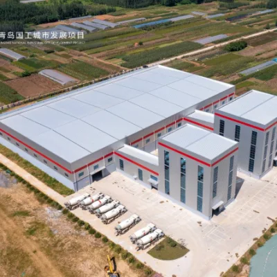 El almacenamiento exterior impermeable moderno prefabricados de metales pesados de la casa jardín arrojar