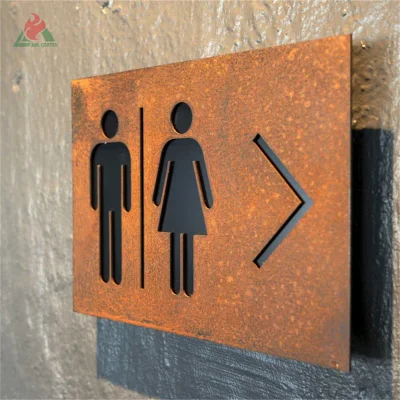  Para el complejo Corten Acero Wall Art Metal rústico Yard Art