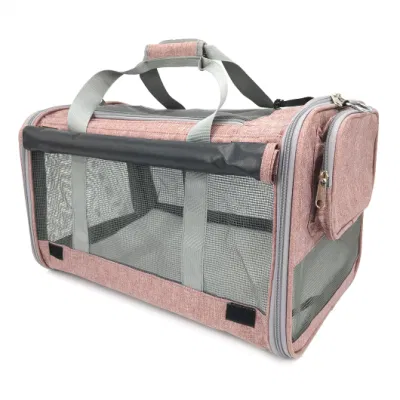  Mascota pequeña aerolínea/gato portador/gatito transportista/ raza del perro portador/Suave lana lavable de electrodos//Pet Pursetravel Tote/Kennel/portátil plegable/Caja/Bandolera