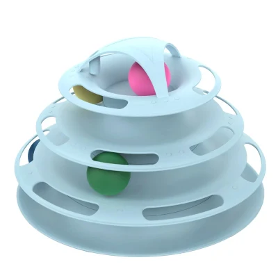 Divertido Turntable Crazy Ball Disk Interactive Cat Toys for Pet Productos