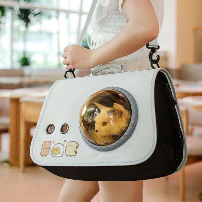  Nuevo estilo de diseño popular gato portátil viaje espacio Cápsula mascota Mochila