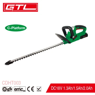  El recortador de cobertura inalámbrica de litio, 18V Electric Hedage Barbero, 18V de alimentación Batería de litio de la herramienta de cobertura inalámbrica barbero (CDHT003)