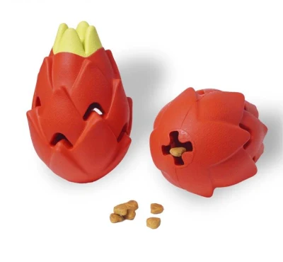  Voovpet perro Mastique los juguetes para agresivos Chewers Large Breed, Resistente juguetes perros de razas grandes, Indestructible Dental del perro mastique por medio de grandes Dogs-Pitaya