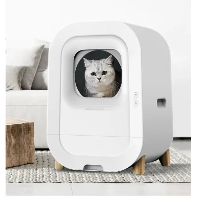 De limpieza automático eléctrico caja de arena para gato