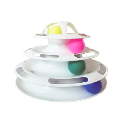 Divertido Turntable Crazy Ball Disk Interactive Cat Toys for Pet Productos