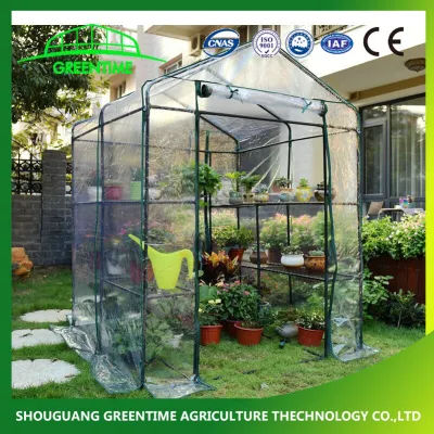 Fácil de montar el kit de invernadero PVC Mini Invernadero de jardín que se utiliza para interiores y exteriores