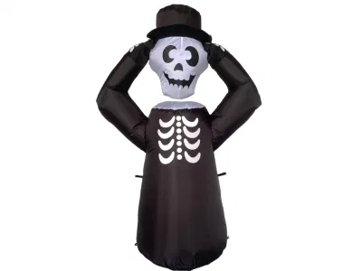  4ft Halloween Skull Skeletons Ghost Gim Reaper Interior exterior LED Decoración