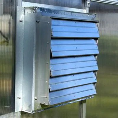 Persianas de la ventana del obturador del ventilador de PVC Poltry House/Greenhouse Long Life Service/Glass Invernadero/PC Green House