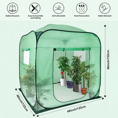 Pop-up planta impermeable invernadero para exteriores