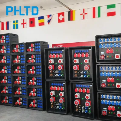 Phltd Nuevo estilo estanco etapa distribución de energía equipos de caja de distribución Control de potencia de la luz de la caja 380V 18 canales